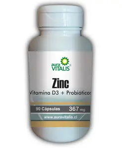 [AURAVITALIS] Zinc 90 cápsulas