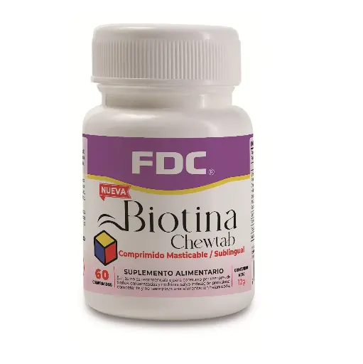 [FDC] Biotina chewtab 60 cápsulas FDC 