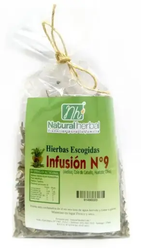[NATURAL HERBAL] Infusión n°9 hierba bolsa 40g 
