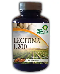 [AURAVITALIS] Lecitina potenciada 100 cápsulas Auravitalis