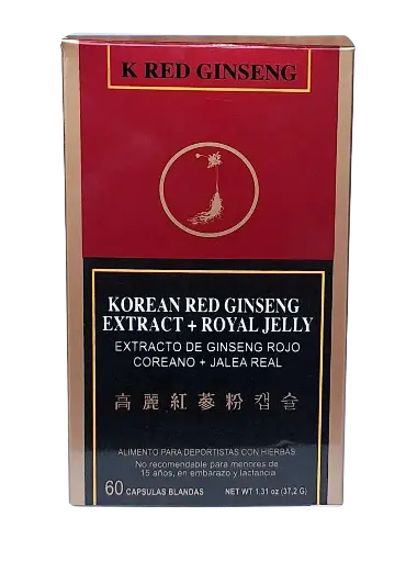 [FDC]  Ginseng extracto + jalea real 60 cáps  