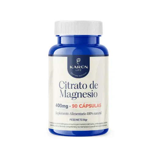 [KARUN ] Citrato de magnesio 400mg 90 caps - KARUN